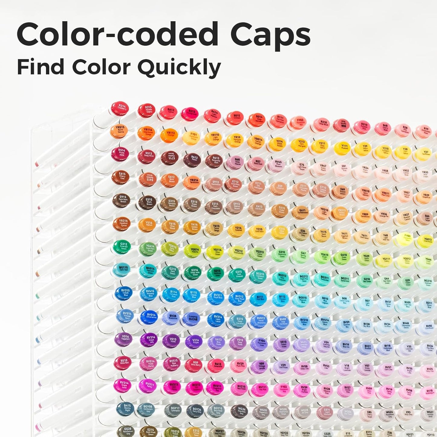 Ohuhu Oahu 320 Colour Alcohol Marker Set – Fine & Chisel Dual Tip