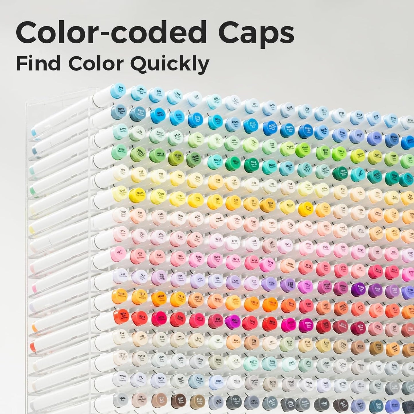 Ohuhu Honolulu 120 Colour Alcohol Marker Set – Brush & Chisel Dual Tip