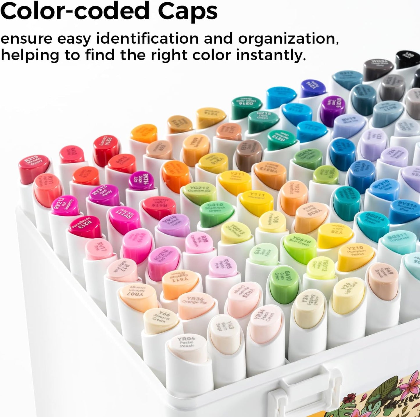 Ohuhu Kaala 108 Colour Alcohol Marker Set – Fine & Slim Broad Dual Tip