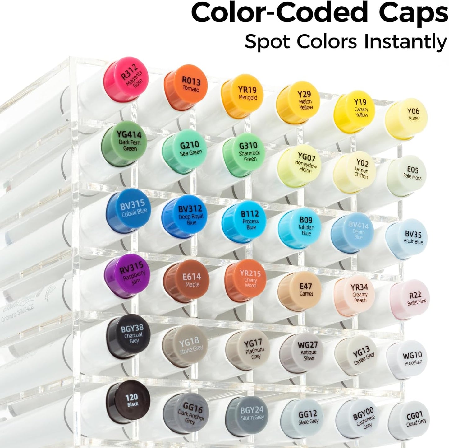 Ohuhu Honolulu Plus Alcohol Markers – 36 Colours + Blender | Supreme Brush & Chisel Tips